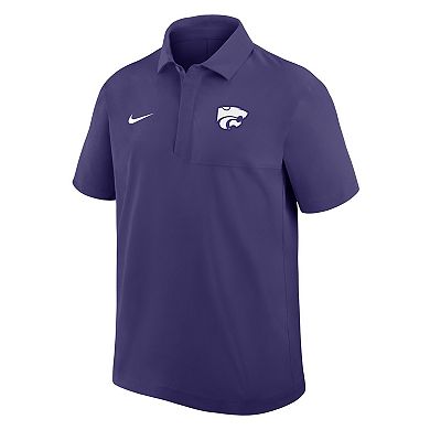 Men's Nike Purple Kansas State Wildcats Woven Polo