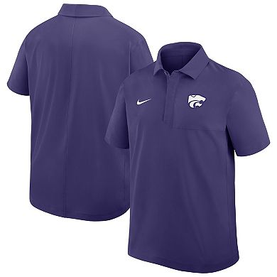 Men's Nike Purple Kansas State Wildcats Woven Polo