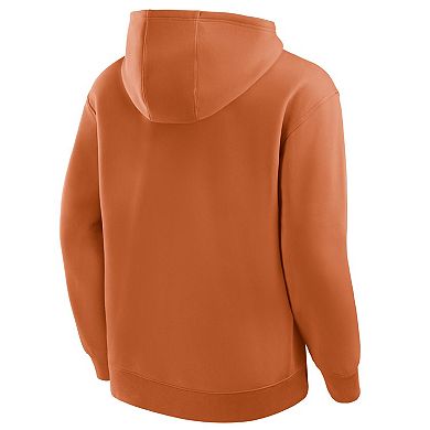 Men's Fanatics Texas Orange Texas Longhorns Hometown Premium Rise And Conquer Half-Zip Hoodie