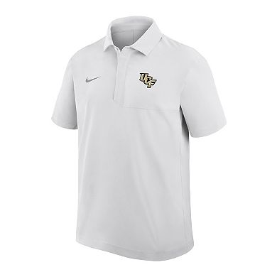 Men's Nike White UCF Knights 2025 Sideline Dri-FIT Polo