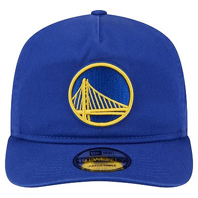 Men's New Era Royal Golden State Warriors Cotton 19TWENTY Adjustable Hat