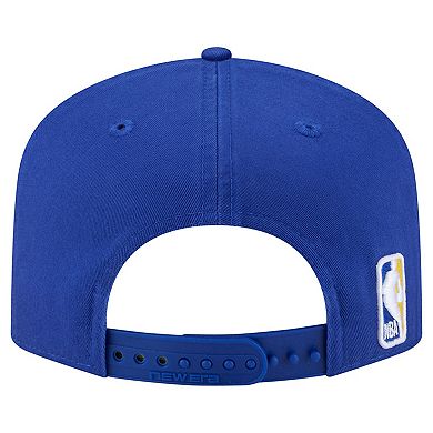 Men's New Era Royal Golden State Warriors Cotton 19TWENTY Adjustable Hat