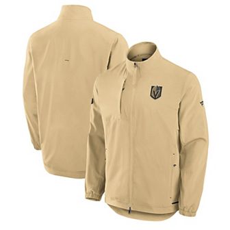 Men's Fanatics Gold Vegas Golden Knights Authentic Pro Coach Full-Zip Jacket