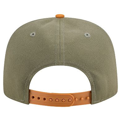 Men's New Era Olive/Brown Dallas Cowboys Two-Tone A-Frame 9FIFTY Snapback Hat