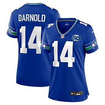 Women's Nike Sam Darnold Royal Seattle Seahawks Alternate 2 50th Season Game Jersey