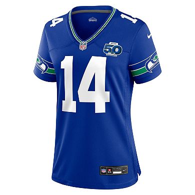 Women's Nike Sam Darnold Royal Seattle Seahawks Alternate 2 50th Season Game Jersey