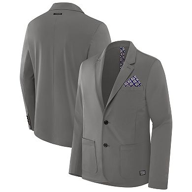 Men's J. Palmer Graphite New York Giants Man-In-Motion Blazer