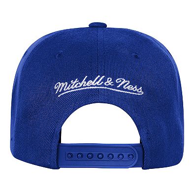 Youth Mitchell & Ness Blue New York Knicks 50th Anniversary Duo Front Snapback Hat