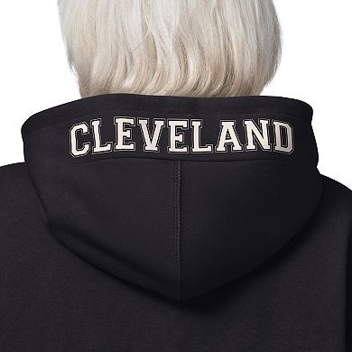 Women's Starter Black Cleveland Browns 4th Down Full-Zip Hoodie