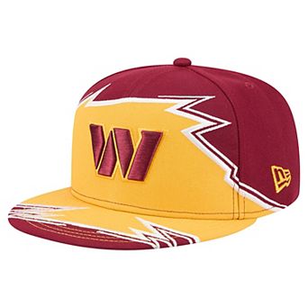 Men's New Era Burgundy/Gold Washington Commanders Break 59FIFTY Fitted Hat