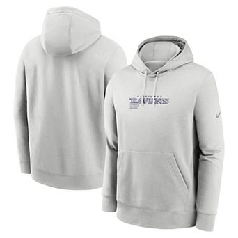 Men's Nike Gray Baltimore Ravens Edge Pack French Terry Club Pullover Hoodie
