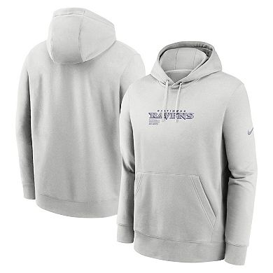 Men's Nike Gray Baltimore Ravens Edge Pack French Terry Club Pullover Hoodie