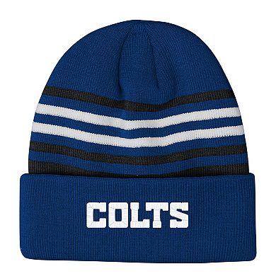 Youth Outerstuff Royal Indianapolis Colts Essentials Cuffed Knit Hat