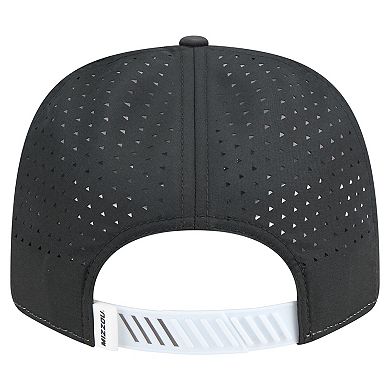 Men's New Era White/Black Missouri Tigers Perforated Patched 9SEVENTY Adjustable Hat
