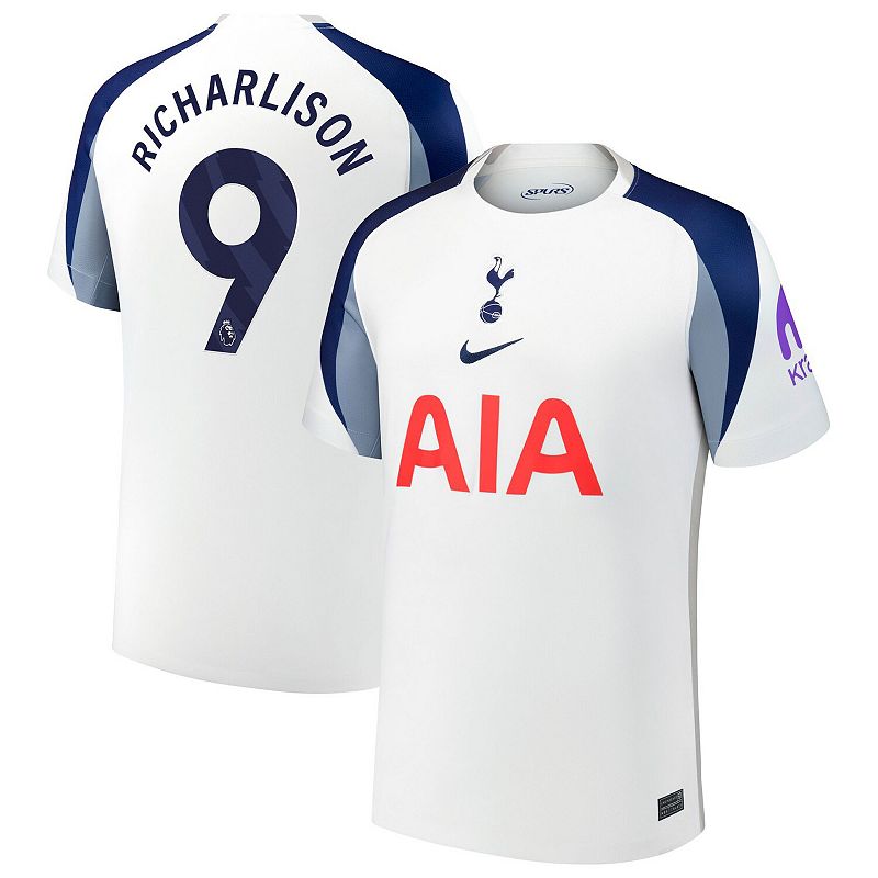 Men's Nike Richarlison White Tottenham Hotspur 2025/26 Home Replica Player Jersey, 
