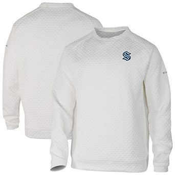 Men's Columbia White Seattle Kraken The Finder Sweatshirt