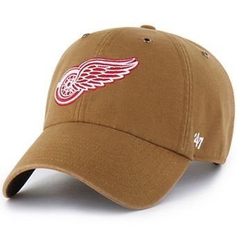 Men's Carhartt x '47 Brown Detroit Red Wings Clean Up Adjustable Hat