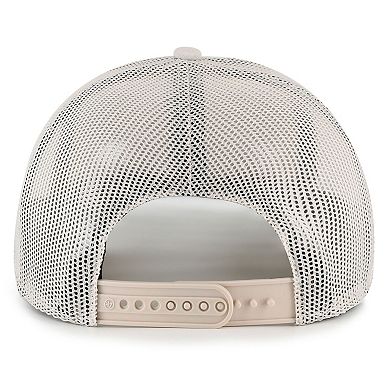 Unisex '47 Cream Kansas Jayhawks Core & Inline Gravestone Adjustable Trucker Hat