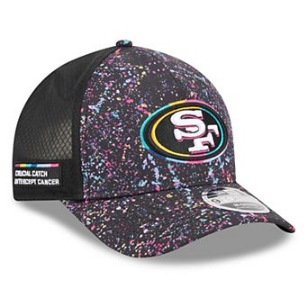 Youth New Era Black San Francisco 49ers 2025 NFL Crucial Catch 9FORTY Adjustable Hat