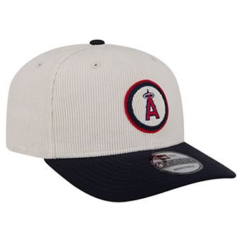 Men's New Era Cream Los Angeles Angels Loyal 9SEVENTY Adjustable Hat