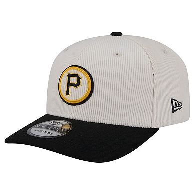 Men's New Era Cream Pittsburgh Pirates Loyal 9SEVENTY Adjustable Hat
