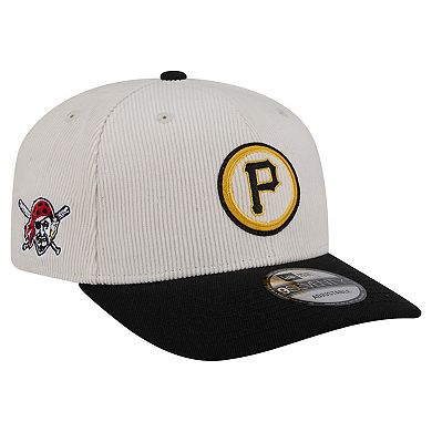 Men's New Era Cream Pittsburgh Pirates Loyal 9SEVENTY Adjustable Hat