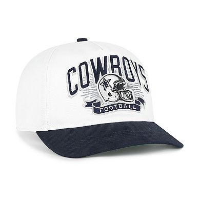 Youth '47 White Dallas Cowboys Prime Play Hitch Adjustable Hat