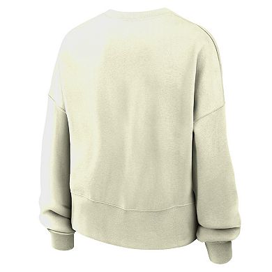 Women's Nike Cream Team USA Oversized Phoenix Pullover Sweatshirt