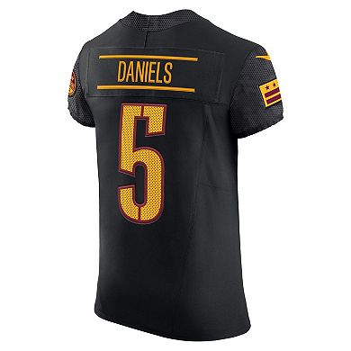 Men's Nike Jayden Daniels Black Washington Commanders Alternate Vapor F.U.S.E. Elite Jersey
