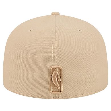 Men's New Era Khaki Chicago Bulls Color Pack A-Frame 59FIFTY Fitted Hat