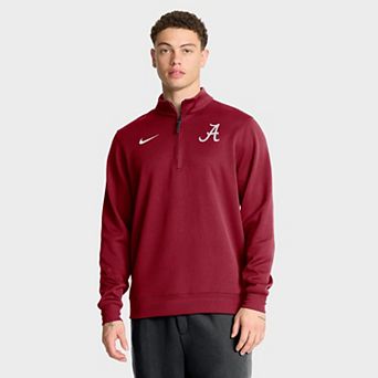 Men's Nike Crimson Alabama Crimson Tide 2025 Coaches Premium Dri-FIT Half-Zip Pullover