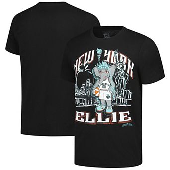 Unisex Stadium Essentials Black New York Liberty Ellie Mascot City Elementized T-Shirt
