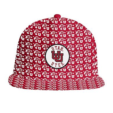 Men's Under Armour Red Utah Utes Gameday ArmourFuse Snapback Hat