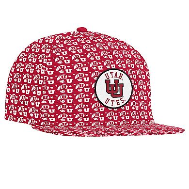 Men's Under Armour Red Utah Utes Gameday ArmourFuse Snapback Hat