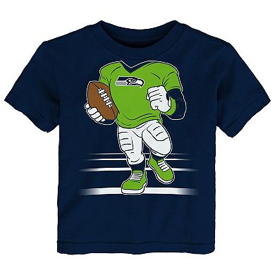 Toddler Outerstuff College Navy Seattle Seahawks Game Fit T-Shirt