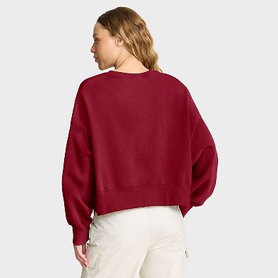 Women's Nike Crimson Alabama Crimson Tide Oversized Phoenix Arch Pullover Sweatshirt