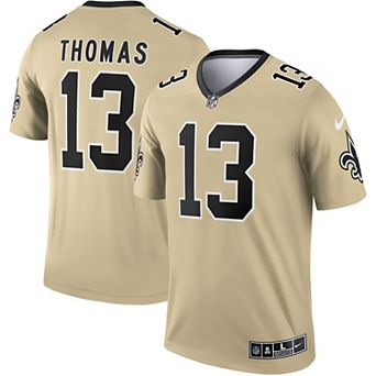 Men's Nike Michael Thomas Gold New Orleans Saints Inverted Legend Player Performance Top