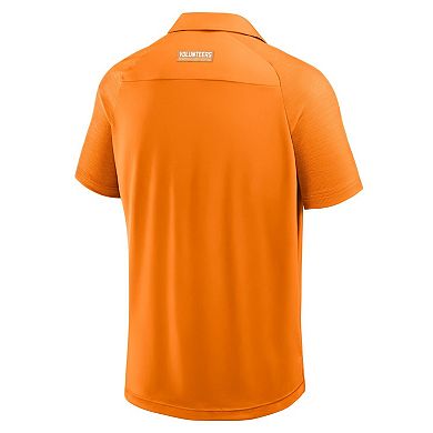 Men's Fanatics Tennessee Orange Tennessee Volunteers Take The Lead Defender Raglan Polo