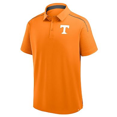 Men's Fanatics Tennessee Orange Tennessee Volunteers Take The Lead Defender Raglan Polo