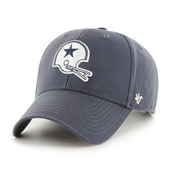 Men's '47 Gray Dallas Cowboys Legend Vintage Helmet MVP Adjustable Hat