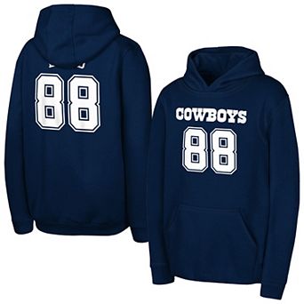Youth Outerstuff CeeDee Lamb Navy Dallas Cowboys Mainliner Player Name & Number Hoodie