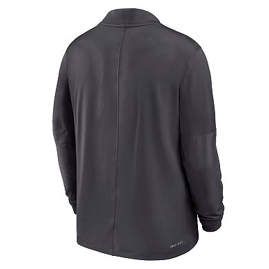Men's Nike Anthracite Team USA Dri-FIT Half-Zip Pullover