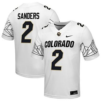 Men's Nike Shedeur Sanders White Colorado Buffaloes Alumni Game Jersey