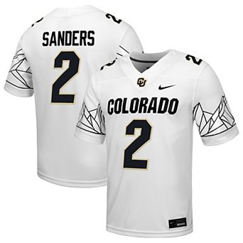 Men's Nike Shedeur Sanders White Colorado Buffaloes Alumni Game Jersey