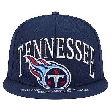 Men's New Era Navy Tennessee Titans Oversized 59FIFTY Fitted Hat