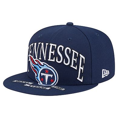 Men's New Era Navy Tennessee Titans Oversized 59FIFTY Fitted Hat