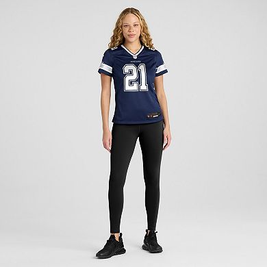 Women's Nike Deion Sanders Navy Dallas Cowboys Team Retired Player Game Jersey