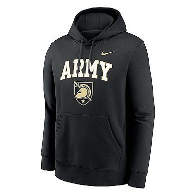 Men's Nike Black Army Black Knights Club Pullover Hoodie