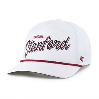 Men's '47 White Stanford Cardinal Fairway Hitch Adjustable Hat