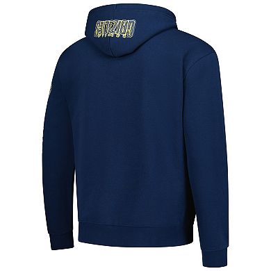 Unisex Stadium Essentials Navy Memphis Grizzlies Elementized Pullover Hoodie